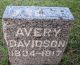 Avery headstone